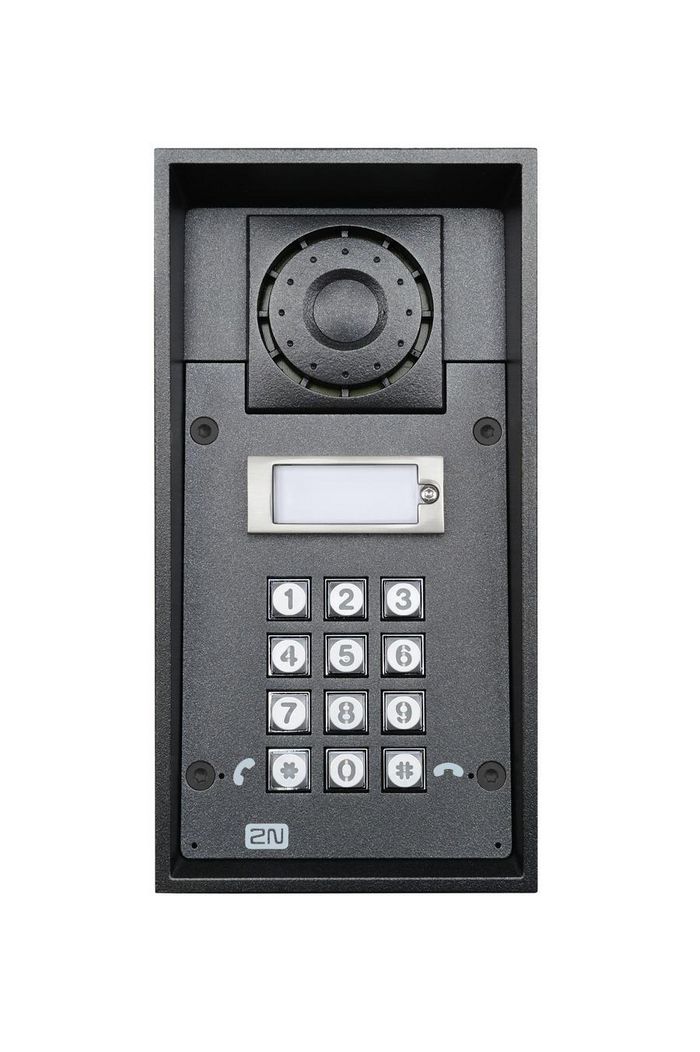 2N 2N Helios Force, 1 Button+Keypad, Loudspeaker - W124638695