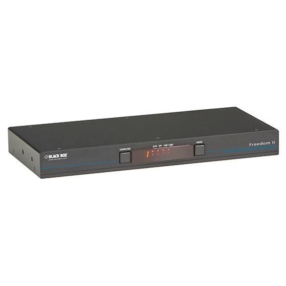 Black Box Freedom II KVM Switch - 4-Port - W125325033