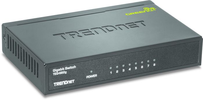 TRENDnet Unmanaged, 8 x RJ-45, Gigabit, 380g - W125175649