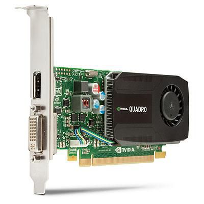 HP NVIDIA Quadro K600 1GB GDDR3 PCI-e graphics card - W124582196