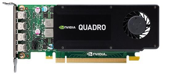 Lenovo Quadro K1200 4GB GDDR5, 128-bit, PCI Express 2.0 x16, 45W, mDP 1.2 (4), DirectX 12 - W124722555