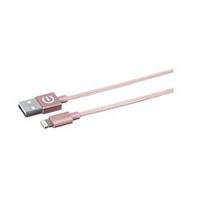 eSTUFF Lightning Cable 1m Rose Soft braided nylon - W125049252