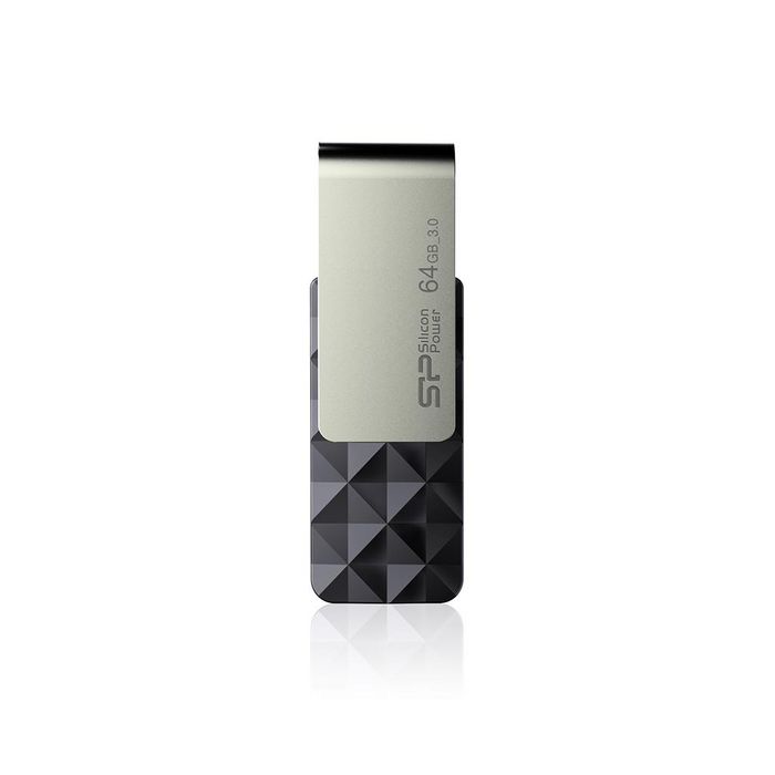 Silicon Power Blaze B30, 64GB, USB 3.1, Black - W124486521