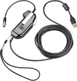 Poly PTT Adapter, USB, Black - W124539361