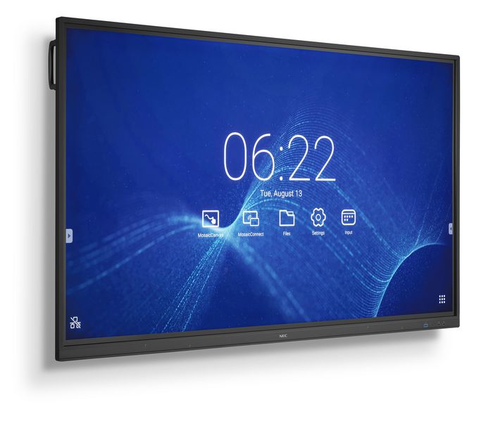 Sharp/NEC CB751Q, 75", 3840x2160, IPS, D-LED, 16:9, VGA, HDMI, 3.5mm, LAN, RS-232, SPDIF, Infrared Touch, 2Go RAM, 16Go ROM, 1790.4x1020x86.8 mm - W125399525