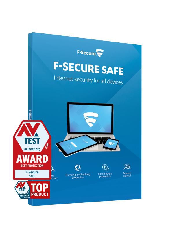 F-Secure SAFE, 1 year, 3 devices - W125050160