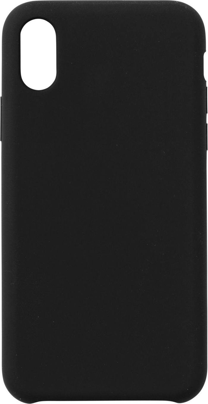 eSTUFF iPhone X/Xs MADRID Silicone Cover - Black - W124749439