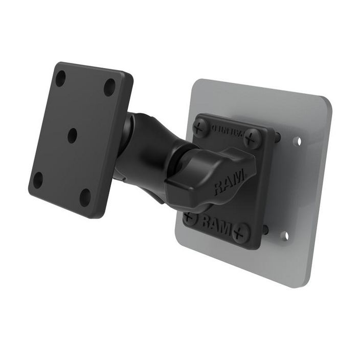 RAM Mounts Drill-Down Double Ball Mount with AMPS Plate & Backing Plate - W125070176
