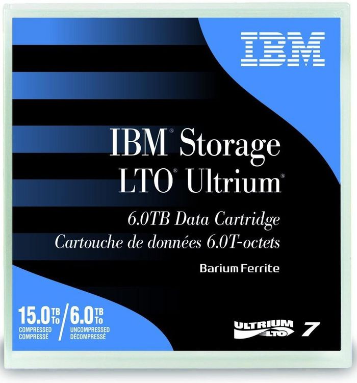 IBM LTO Ultrium 7 Data Cartridge, 6TB-15TB - W125210922