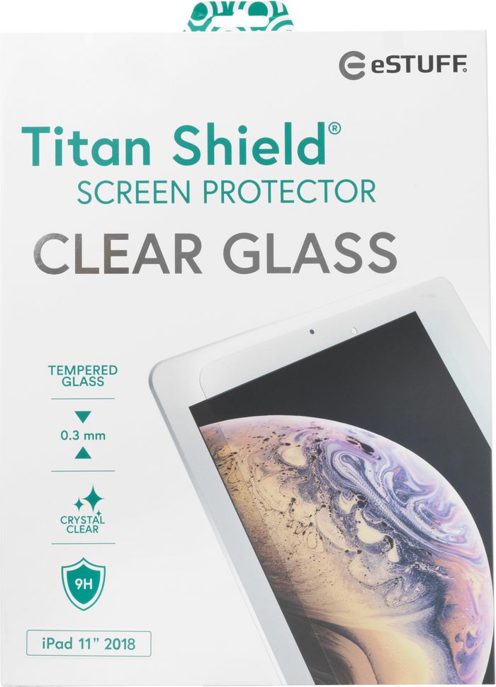 eSTUFF Titan Shield Screen Protector  iPad Pro 11" 2018/2020/2021/2022/Air 10.9 2020/2022 - Clear - W124782938