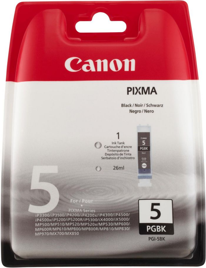 Canon Cart PGI-5 BK BL EUR w/Sec - W124584691