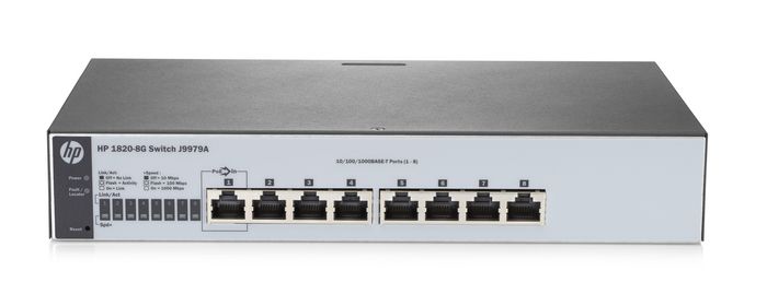 Hewlett Packard Enterprise 1820-8G Switch - W127038505