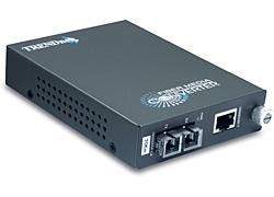 TRENDnet Intelligent 1000Base-T to 1000Base-FX Single Mode SC Fiber Converter (20KM) - W124776003