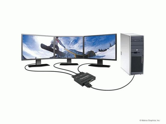 Matrox Matrox TripleHead2Go is an external multi-display upgrade that adds up to three monitors to your notebook or desktop computer. - W125333246