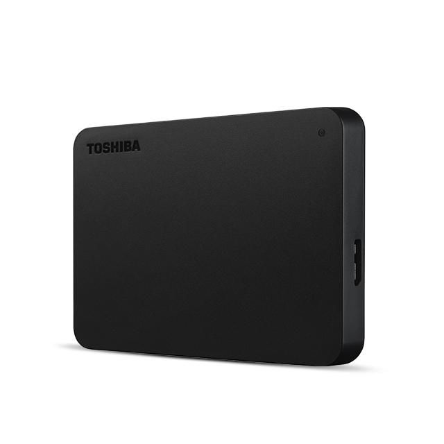 Toshiba Canvio Basics, 4 TB, 2.5", 5 Gbit/s, USB 3.0, 217.5 g, Black - W124556237