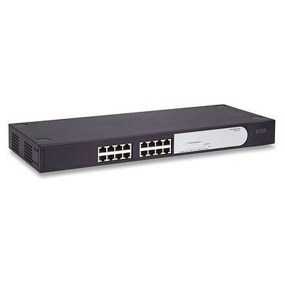 Hewlett Packard Enterprise 1405-16G - RJ-45, Gigabit Ethernet, 32 Gbps, 5 µs, 51 BTU/hr, 512 KB Buffer, 1630g, Black - W124857884