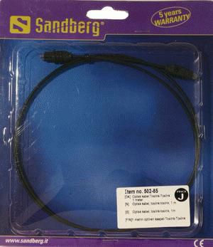 Sandberg Optical Toslink-Toslink, 1 m - W125382925