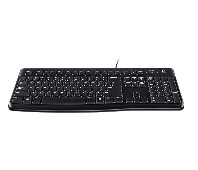 Logitech Keyboard & Mouse, Wired, USB, DE, Black - W124682663