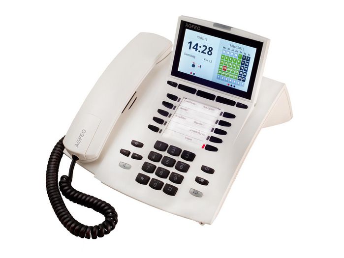 AGFEO Systemtelefon ST45 IP reinweiß - W125741322