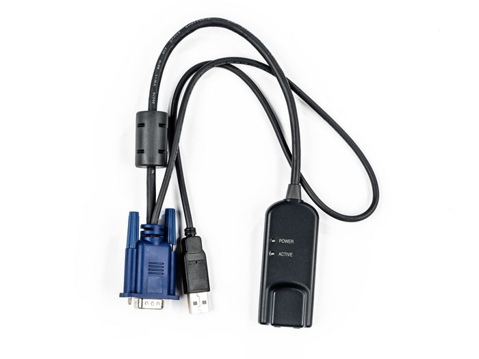 Vertiv MPUIQ-VMCHS cable interface/gender adapter VGA (D-Sub) USB 2.0 Black, Blue - W125164094