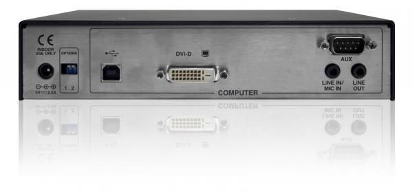 Adder Infinity 1002, Transmitter, 1920x1200@ 60Hz, DVI-D, 3.5mm, RS-232, USB, SFP, 1U, 198x44x150 mm - W124945191