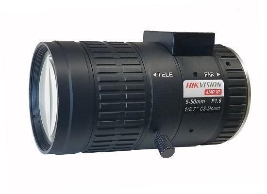 Hikvision Lente varifocal 5-50mm, 4 Megapixel, IR, autoiris DC, montura CS - W124690971