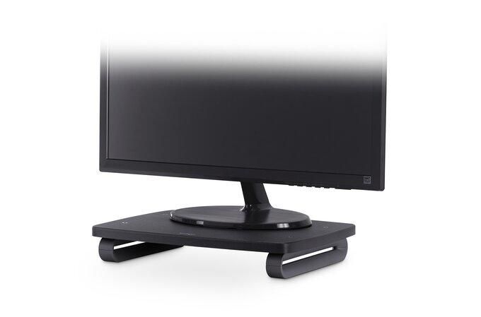 Kensington SmartFit® Monitor Stand Plus for up to 24” screens — Black - W124859041