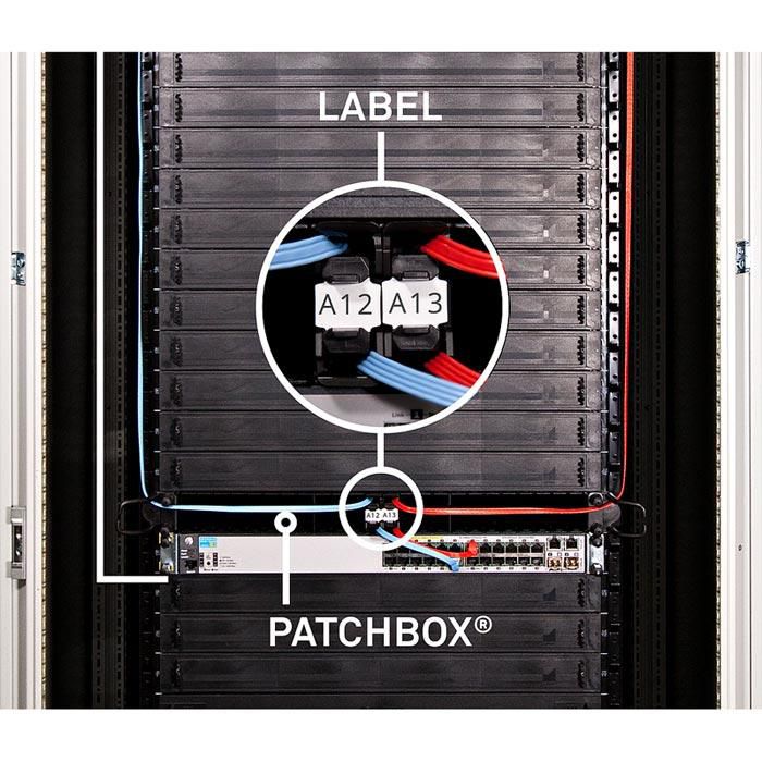 PATCHBOX PATCHBOX® Étiquette d'identification 96 pièces - W124592004