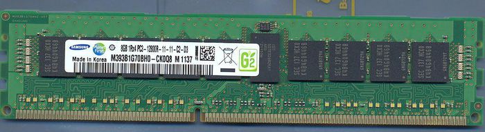 Hewlett Packard Enterprise 8GB Dual in-line Memory Module (DIMM) - 1Rx4, PC3-12800R-11 - W124828942EXC