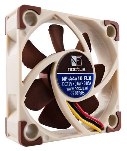 Noctua NF-A4x10 FLX, portable cooler system, A-Series with Flow Acceleration Channels, 4500 RPM, AAO (Advanced Acoustic Optimisation) - W124666408