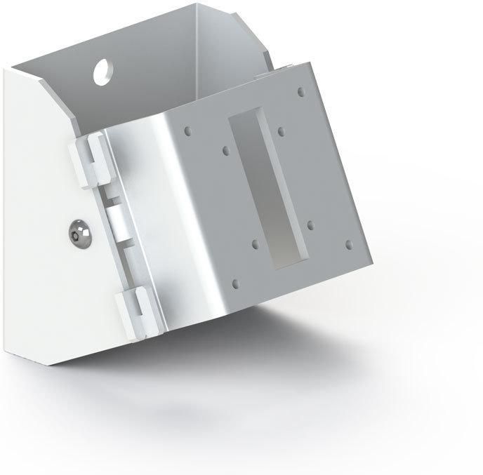 Ergonomic Solutions Angled Wall Mount, White - W124775260