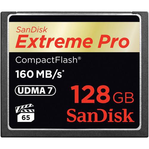 Sandisk 128GB Extreme Pro CF 160MB/s media card - W125183162