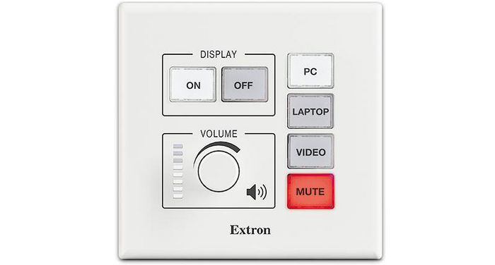 Extron eBUS Button Panel with 6 Buttons - US 2-Gang - W125192267