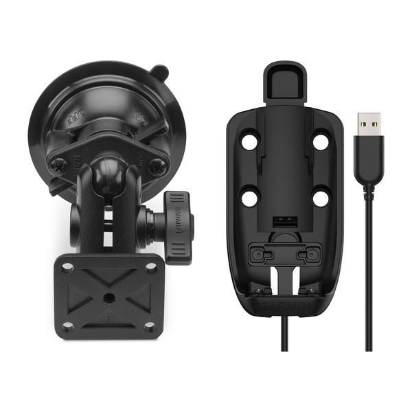 Garmin Powered Mount with Suction Cup, Black - W124994214