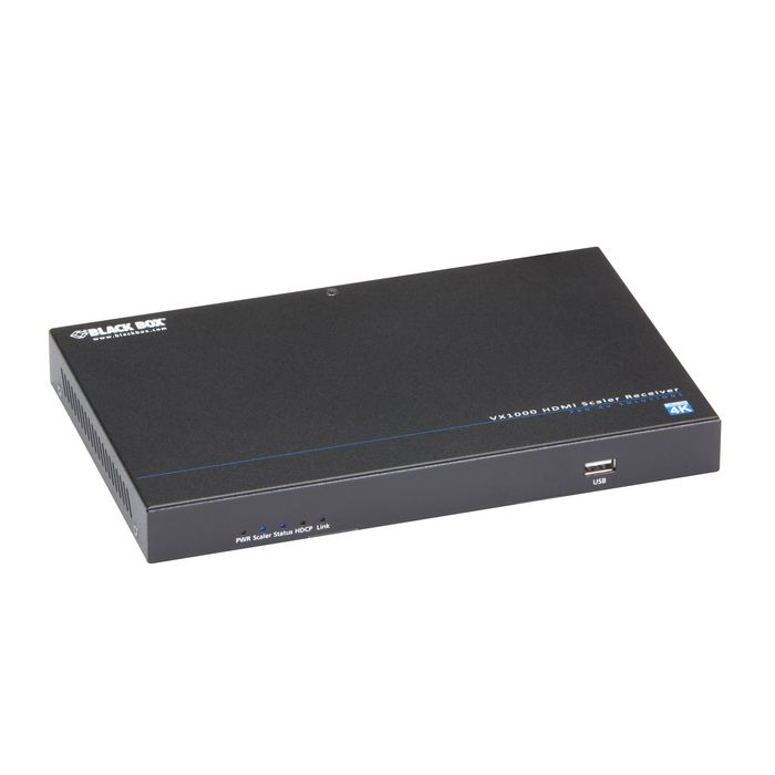 Black Box VX1000 Series Extender Scaling Receiver - 4K, HDMI, CATx, Audio - W124492403