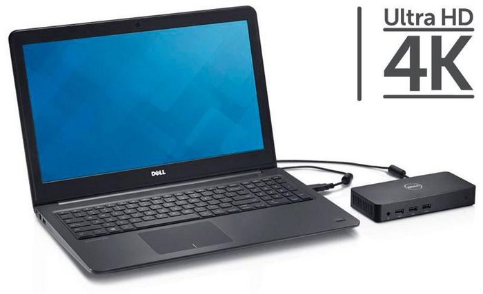 Dell USB 3.0 Ultra HD Triple Video Docking Station D3100 EU - W125048881