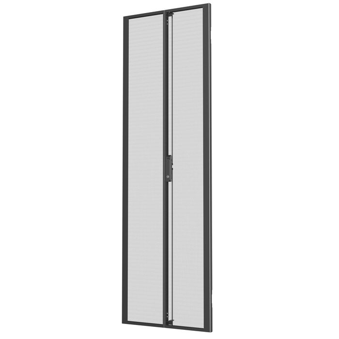Vertiv 42U x 600mm, Wide Split, Perforated Doors, Black, 2x - W125277590