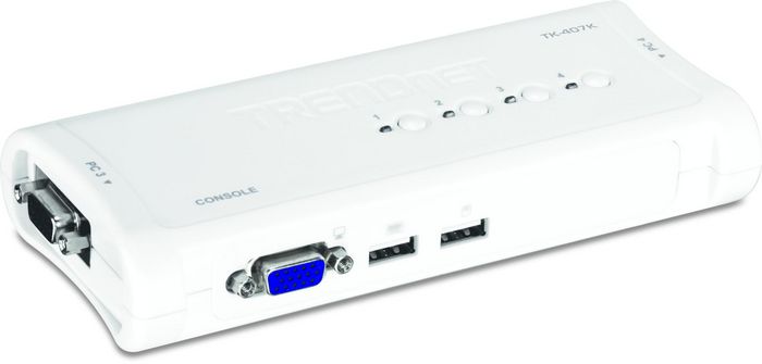 TRENDnet 4-Port USB KVM Switch Kit - W124576140