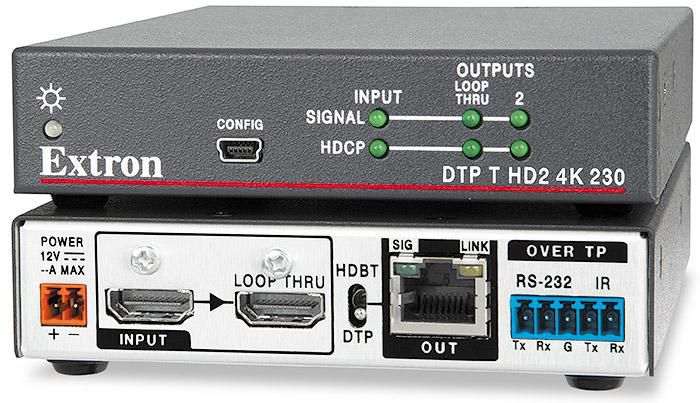 Extron Émetteur DTP pour HDMI doté d'une entrée avec sortie sonde - W125125677
