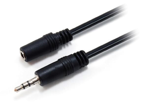 Equip Audio cable 3.5mm, Male - Female, 2.0m - W124601246