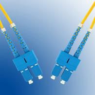 MicroConnect Optical Fibre Cable, SC-SC, Singlemode, Duplex, OS2 (Yellow), 13m - W124850062