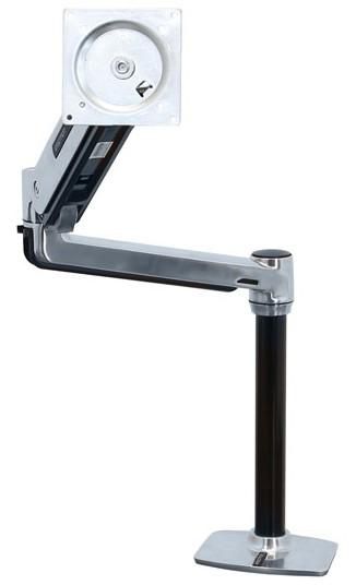 Ergotron LX HD Sit-Stand Desk Mount LCD Arm, 46", Capacity: 6.3–13.6kg - W124720039