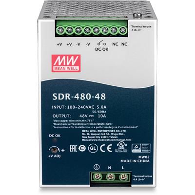 TRENDnet 48V 480W Output Industrial DIN-Rail Power Supply - W124976135