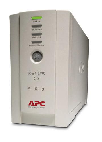 APC Back-UPS CS, 500VA/300W, Input 230V/Output 230V, Interface Port DB-9 RS-232, USB - W124885329