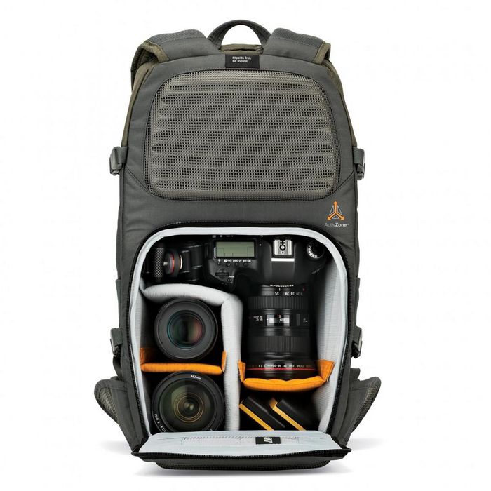 Lowepro Flipside Trek BP 350 AW f/ DSLR camera, Grey/Dark Green, 1.4kg - W124661831