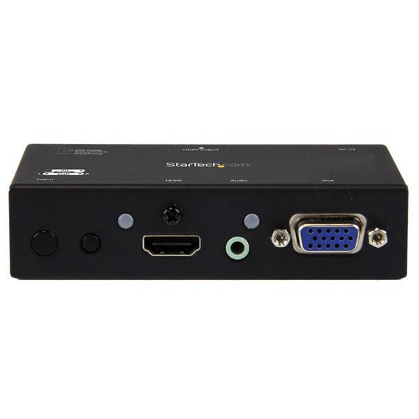 StarTech.com HDMI to VGA Adapter - 1080p - 1920 x 1080 - Black - HDMI  Converter - VGA to HDMI Monitor Adapter