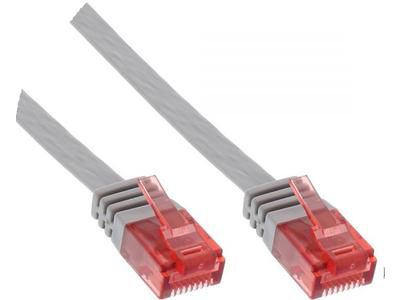 MicroConnect CAT6 U/UTP FLAT Network Cable 2m, Grey - W124777264