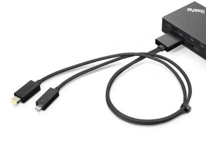 Lenovo ThinkPad Thunderbolt 3 WorkStation Dock Split Cable - W125304791