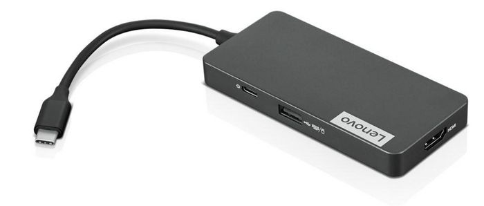 Lenovo USB -C 7-en-1, 1 x USB Type C, 2 x USB 3.0, 1 x USB 2.0, 1 x HDMI, 92 g - W124922041