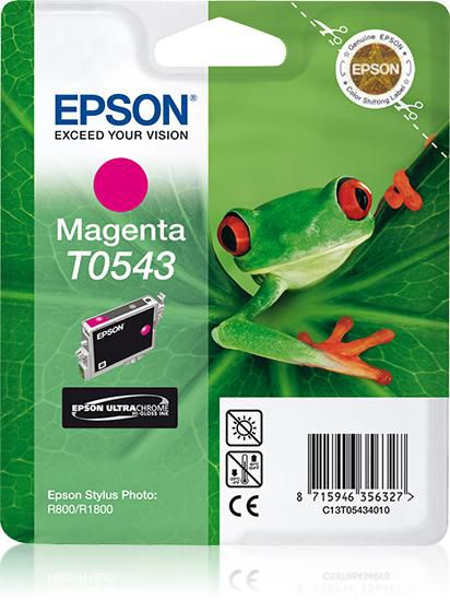 Epson Singlepack Magenta T0543 Ultra Chrome Hi-Gloss - W125146249